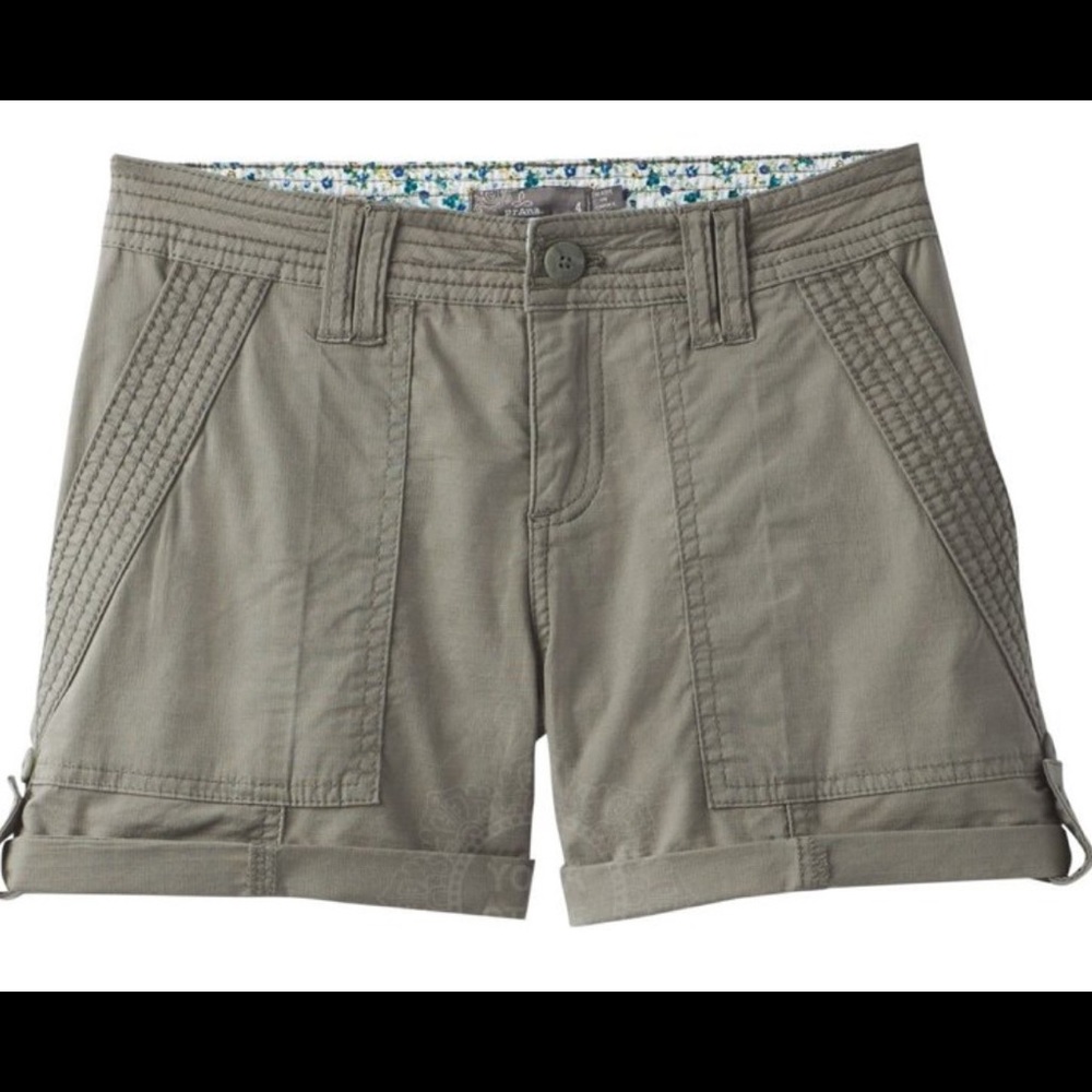 NWT PrAna Mari Short | Green Jasper | Size 14